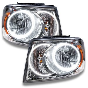 Dodge Durango Headlight Assemblies - ORACLE Lighting - ColorSHIFT w/ BC1 Controller - Chrome - `07-`09 Dodge Durango Headlight Assemblies - ORACLE Lighting - ColorSHIFT w/ BC1 Controller - Chrome - `07-`09